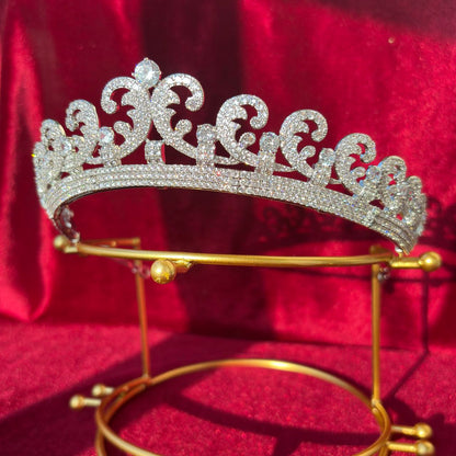 Princess Catherine - Duchess of Cambridge -Halo Scroll Wedding Tiara Replica