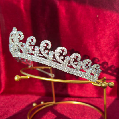 Princess Catherine - Duchess of Cambridge -Halo Scroll Wedding Tiara Replica