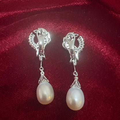 Princess Catherine Kate Middleton  South Sea Shell Pearl Coronation Earrings