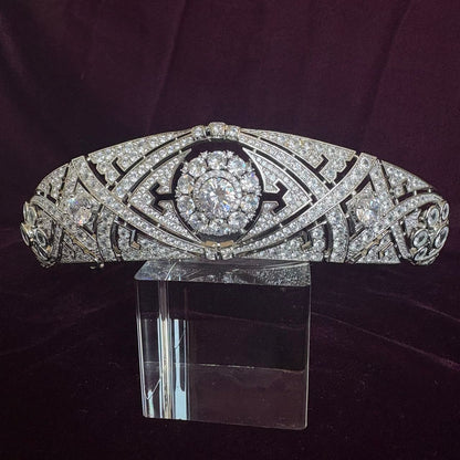 Meghan Markle Wedding Tiara Replica | Queen Mary Diamond Bandeau Filigree