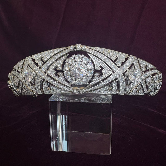 Meghan Markle Wedding Tiara Replica | Queen Mary Diamond Bandeau Filigree