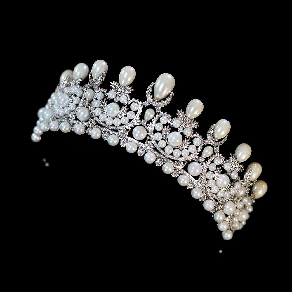 Empress Eugenie of France's Pearl Diadem Royal Jewel