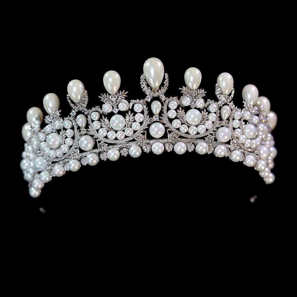 Empress Eugenie of France's Pearl Diadem Royal Jewel