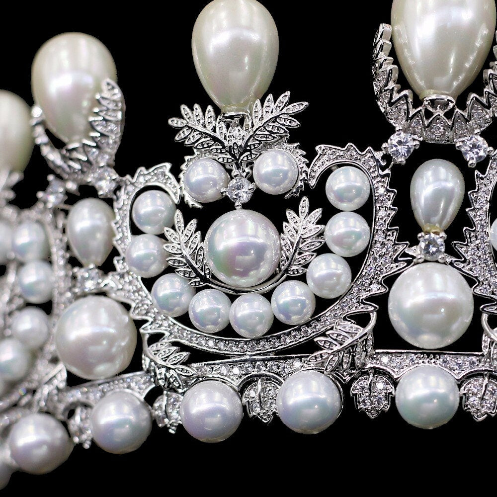 Empress Eugenie of France's Pearl Diadem Royal Jewel