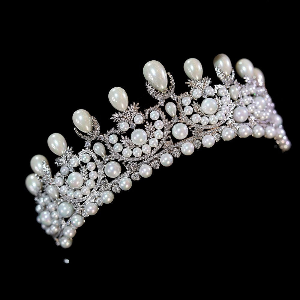 Empress Eugenie of France's Pearl Diadem Royal Jewel