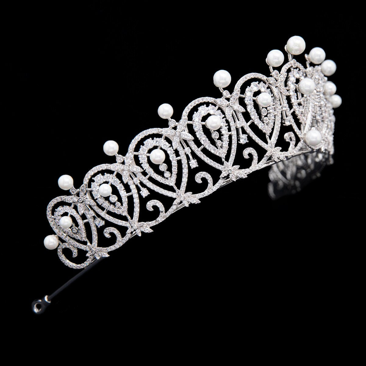 Queen Maria Christina's Pearl & Diamond Tiara