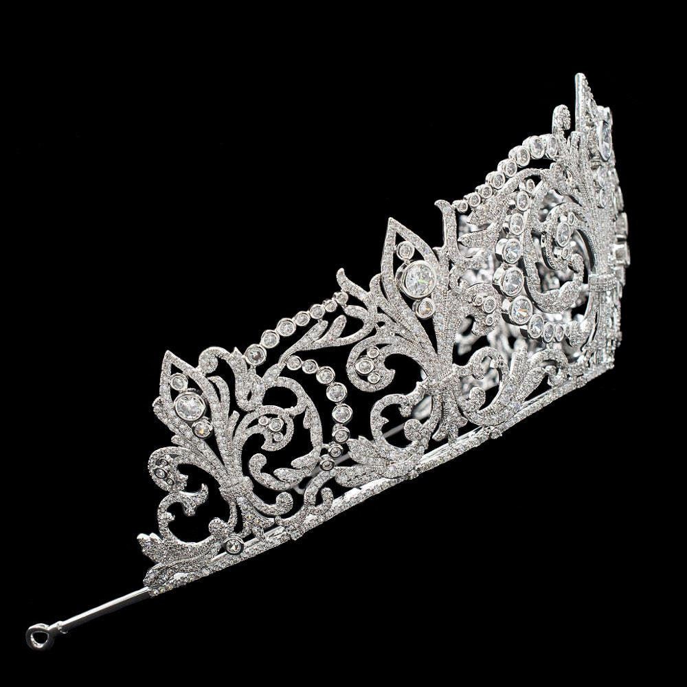 Queen Victoria Eugenie's Fleur de Lys Tiara