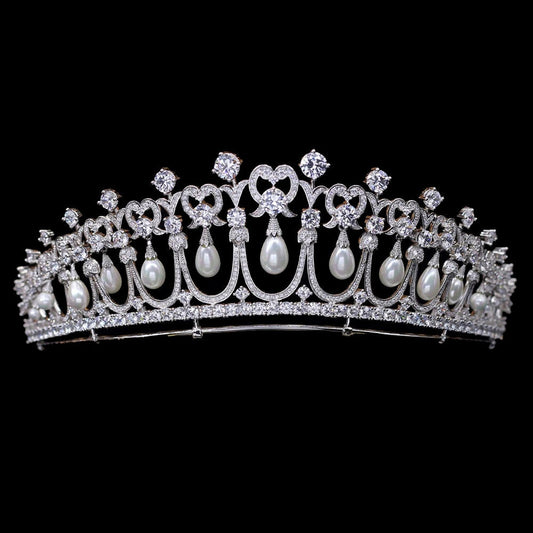 Queen Mary's Lover's Knot Tiara - Queen Elizabeth II - Kate Middleton - Diana Spencer Royal Bridal Tiara Wedding Headpiece