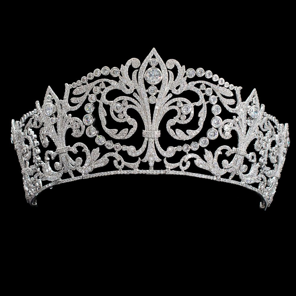 Queen Victoria Eugenie's Fleur de Lys Tiara