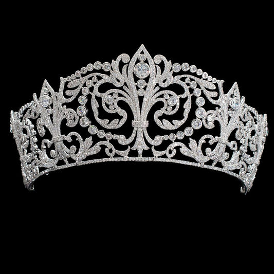 Queen Victoria Eugenie's Fleur de Lys Tiara