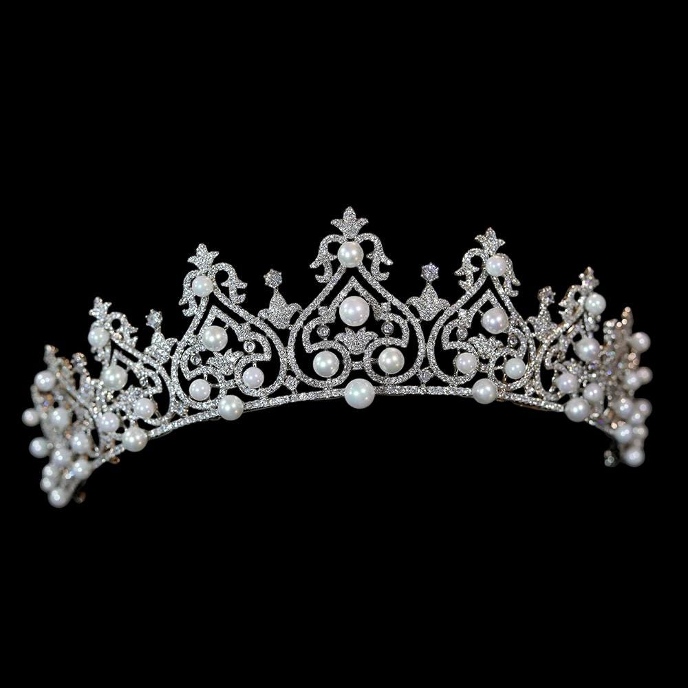 The Württemberg Ornate Pearl Tiara