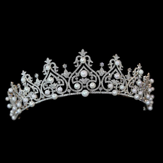 The Württemberg Ornate Pearl Tiara