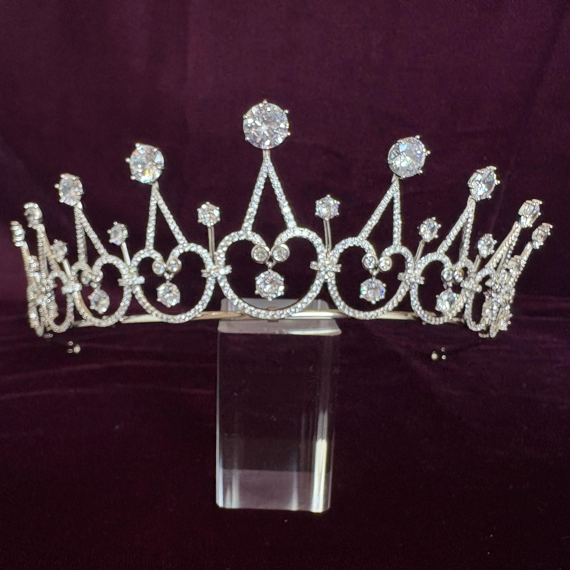 Elegant Minimal Wedding Crown Cosmic Dainty Bridal Tiara Ethereal Goddess Celestial Diadem Victorian Queen Style Regal Tiara