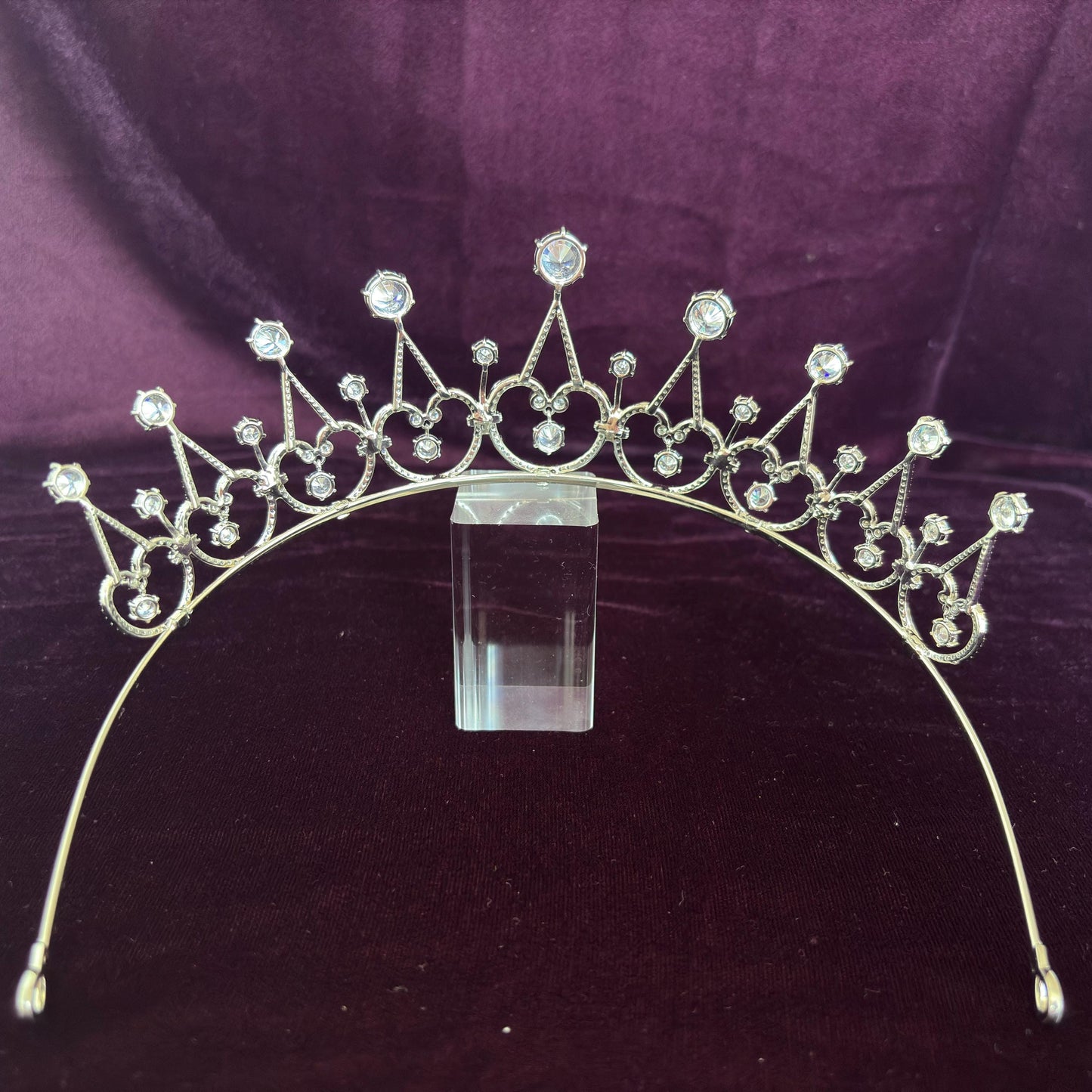 Elegant Minimal Wedding Crown Cosmic Dainty Bridal Tiara Ethereal Goddess Celestial Diadem Victorian Queen Style Regal Tiara