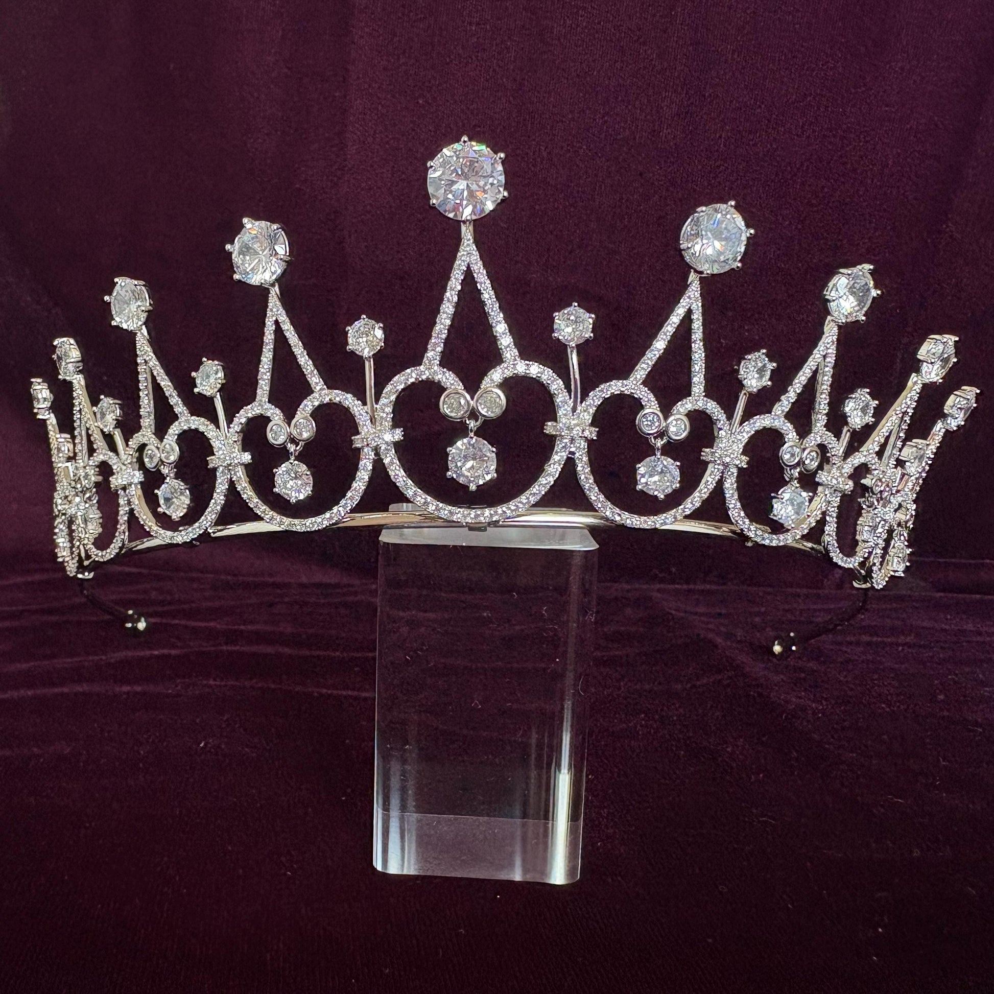 Elegant Minimal Wedding Crown Cosmic Dainty Bridal Tiara Ethereal Goddess Celestial Diadem Victorian Queen Style Regal Tiara