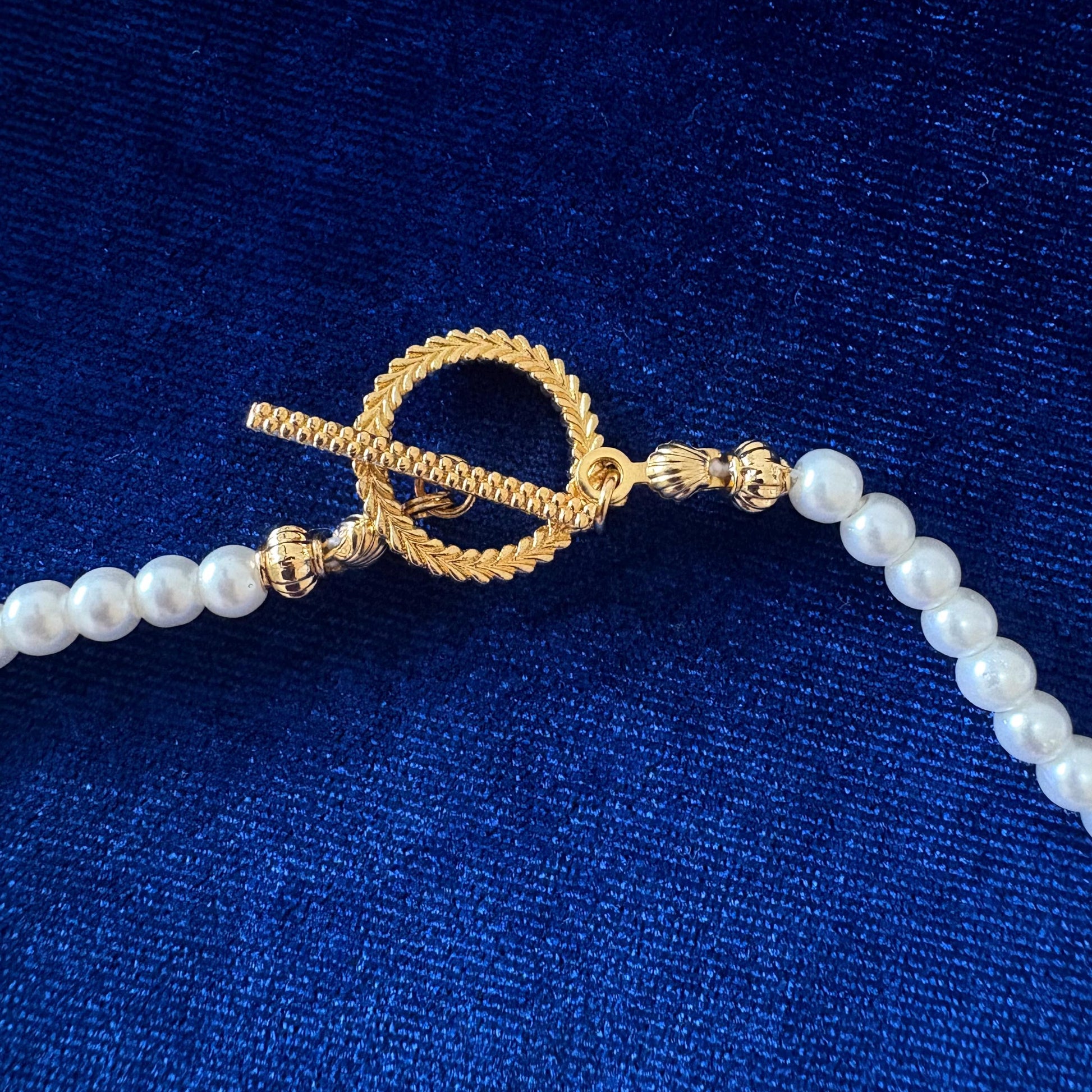Y-Necklace Majorica White Pearl Long Necklace Y Style Classic Elegant Dainty Necklace wit Gold Plated T Clasp