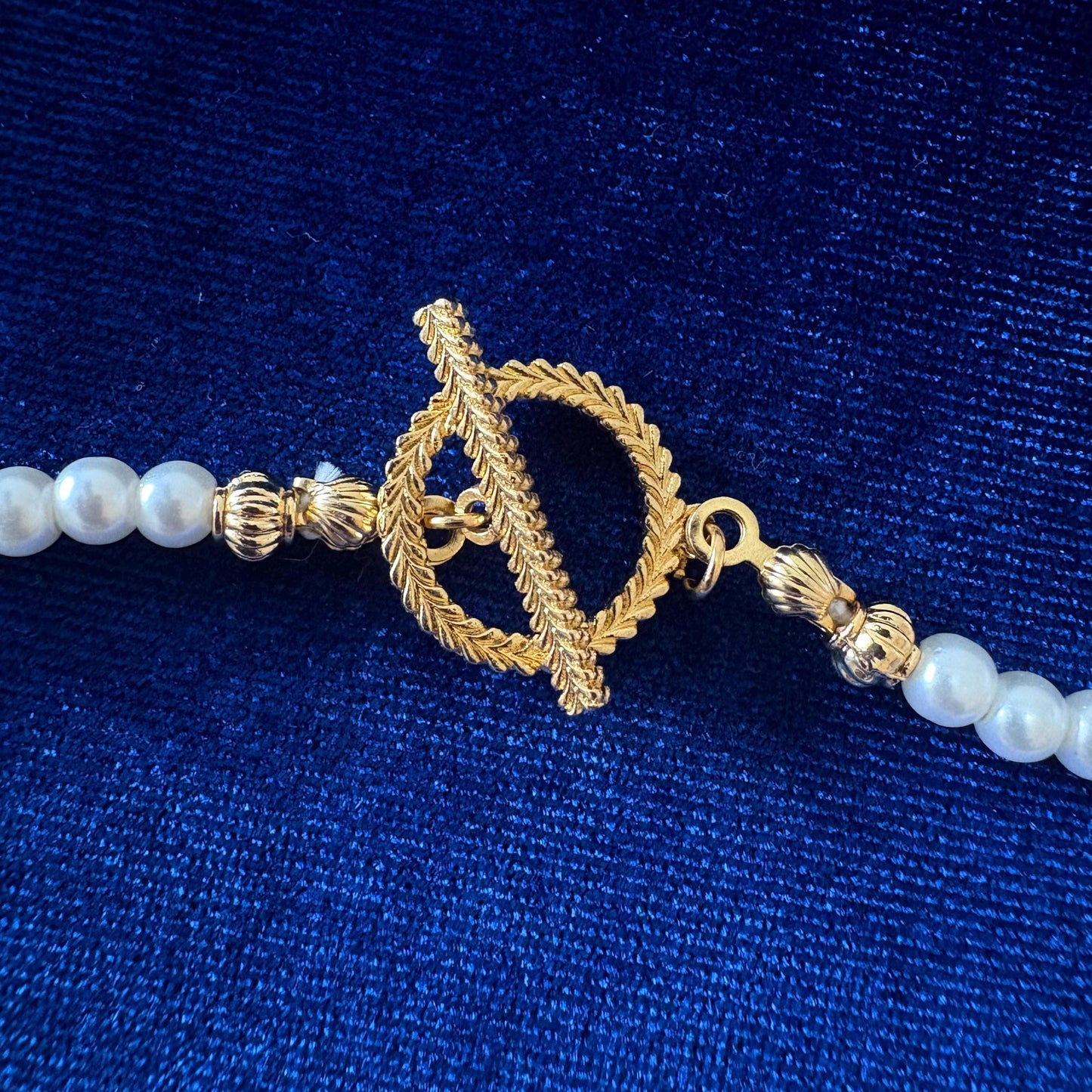 Y-Necklace Majorica White Pearl Long Necklace Y Style Classic Elegant Dainty Necklace wit Gold Plated T Clasp